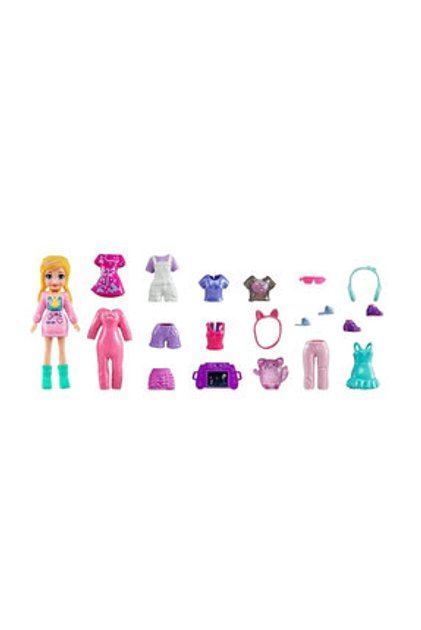 Polly Pocket Kleine Modeaccessoires Set – Mit Puppe, Kleidung & Accessoires Für Mädchen Ab 4 Jahren