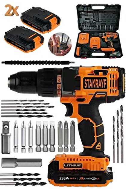 stanrayf Alman H-TECH 2450 Çelik Şanzıman Çelik Dişli Çift Akülü