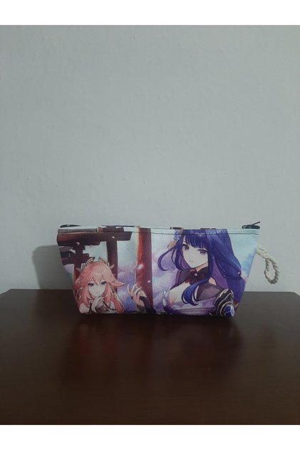 GENSHIN IMPACT 3 NO patterned design pen holder - makeup bag