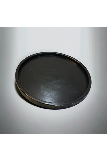 Dekoratif 22cm Yuvarlak Mum, Saksı , Takı Tabağı, Mumluk Organizer Tabak Tepsi
