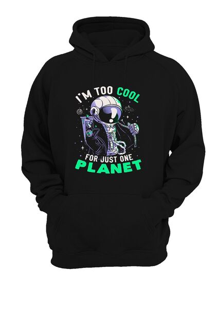 Planet Printed, 3 threadsShardoned, Fleece Inside, Thick, (600 gr.)Sweatshirt