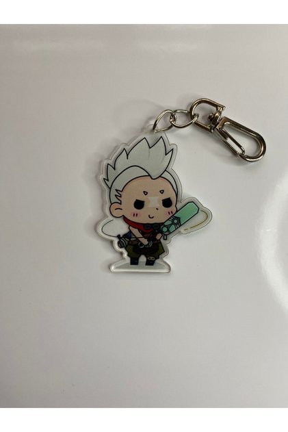 سلسلة مفاتيح لعبة League Of Legends Ekko / زخرفة الحقيبة