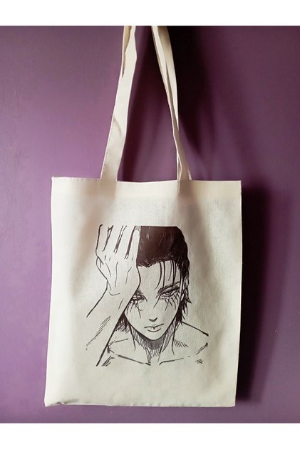 حقيبة قماشية من Eren Yeager Anime Shingeki No Kyojin