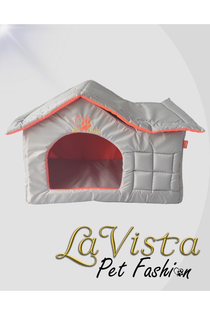 Lavista Kedi Köpek Evi Dış Mekan Gri
