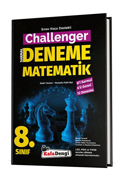 Kafa Dengi Yayınları 8. Sınıf Matematik Challenger (12'Lİ) Branş