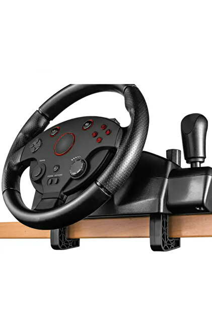 PS4VRレーシングセット Ozmik T6 Racing Whell Ps4 Xbox Switch Pc Uyumlu Direksiyon Seti