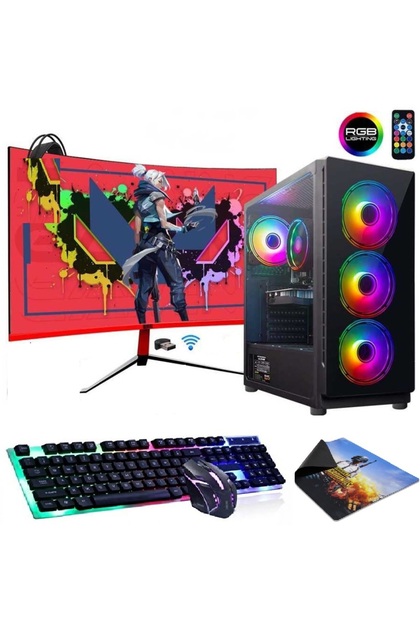 TURBOX Masaüstü Oyun Bilgisayarı I5 3470 16gb Ram 256gb Ssd 500 Gb