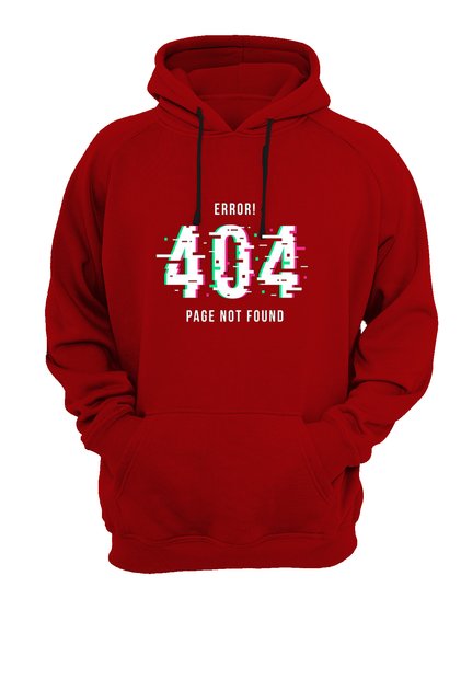 404 Note Found Printed, 3 threadsShardoned, Fleece Inside, Thick, (600 gr.)Sweatshirt