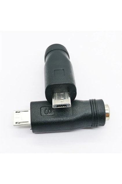 Mi Stick Adapter Converter Tip Socket 5.5mm 2.1 mm to Mini Micro USB Plug