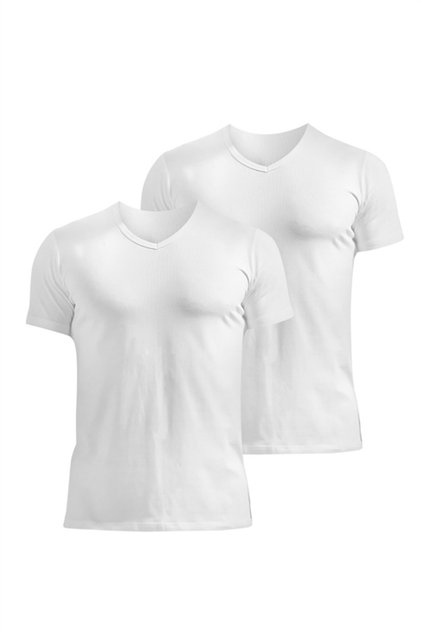 2-Piece Men's Athlete V-Neck Half Sleeve Cotton Lycra 1303