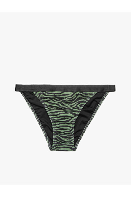 Koton Zebra Desenli Bikini Altı - 3