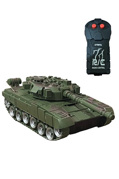 Shem Kutulu Pilli 2 Fonksiyonlu 1:18 ÖLÇEK Kumandalı TANK 25 cm