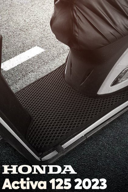 Honda Activa 125 2023 Premium Eva Motosiklet Paspası - Siyah