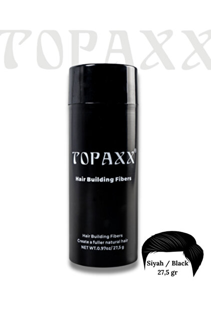Topaxx Siyah/black Saç Kapatıcı Dolgunlaştırıcı Fiber Topik Tozu