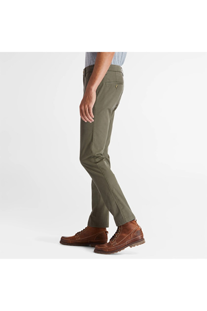 Erkek Sargent Lake Stretch Yeşil Chino Pantolon