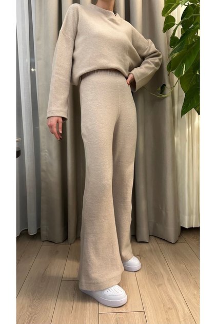 Women's Soft Textured Double Suit