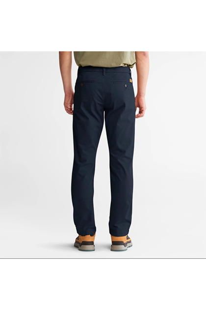 Men's Sargent Lake Stretch Navy Blue Chino Pants