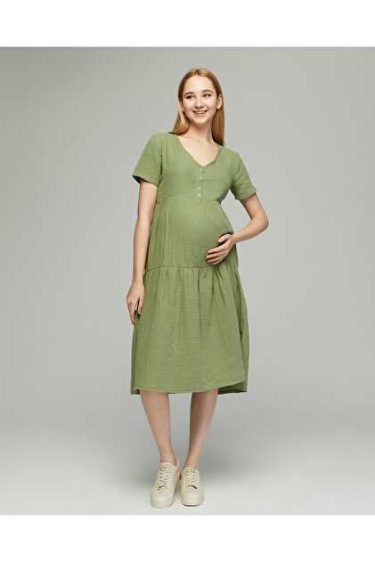 トップス Mamilyn Lyn Mama Shyann Nefti Emzirme Hamile Elbise - Fiyatı, Yorumları