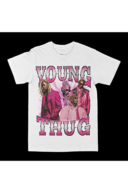 rebelberi Future Yazılı Rapper Hiphop Rap Bootleg Stil Beyaz