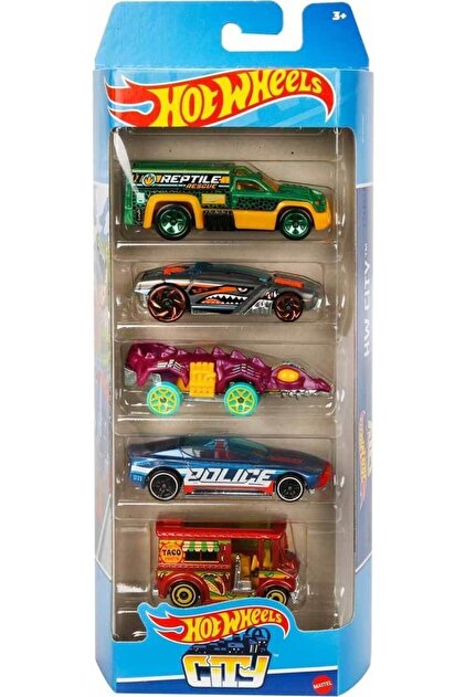 HOT WHEELS Hot Wheels 5'li Araba Seti - Hw City HTV39 - Fiyatı