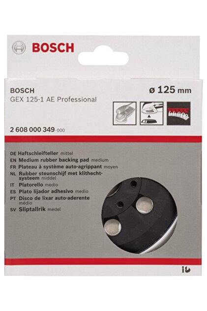 Bosch 125 Mm Zımpara Tabanı Orta Sertlikte (GEX) - 2608000349