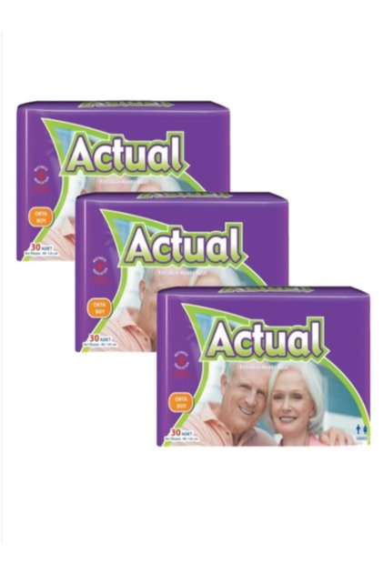 Patient Diapers with Tie 30 Pieces Medium (3 Pcs)