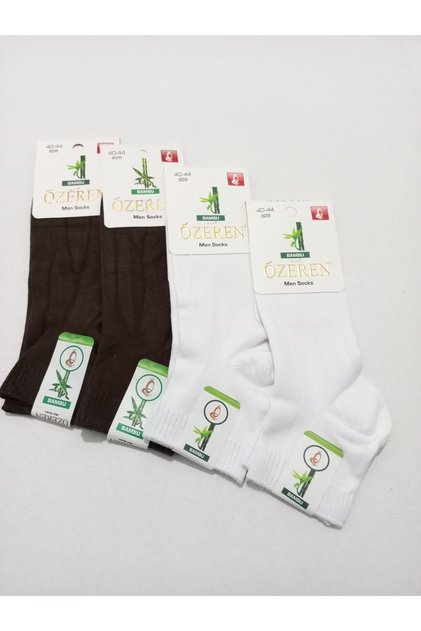 MEN'S BAMBOO LYCRAL SEAMLESS SOCKS 4-PACK