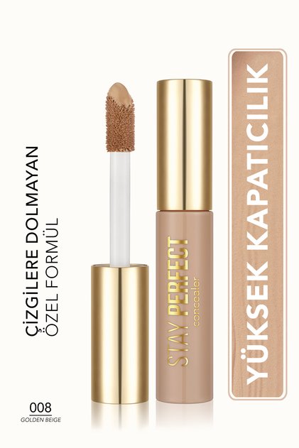 Stay Perfect Yüksek Pigmentli & Yarı Mat Bitişli Likit Kapatıcı