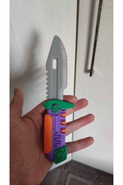 TuransoyCraft Valorant Blastx Bıçak Valorant Oyuncak Bıçak 13CM