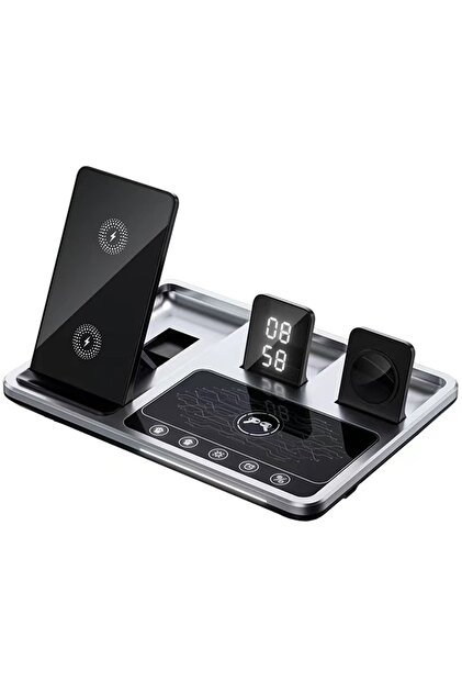 Alstrap R11 3in1 Çoklu Şarj İstasyonu Kablosuz Masa üstü Set