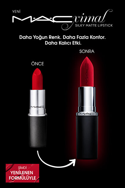Mac M·A·CXIMAL Silky Matte Lipstick ( Taupe ) Nemlendirme Etkili