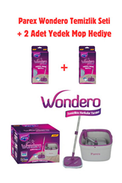 Parex Wondero Otomatik Temizlik Seti- Neofiber Bez Hediyeli