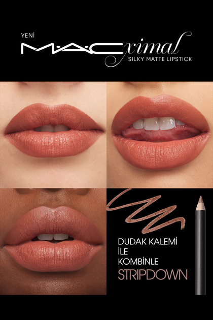 Mac M·A·CXIMAL Silky Matte Lipstick ( Taupe ) Nemlendirme Etkili