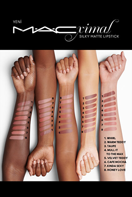 Mac M·A·CXIMAL Silky Matte Lipstick ( Taupe ) Nemlendirme Etkili