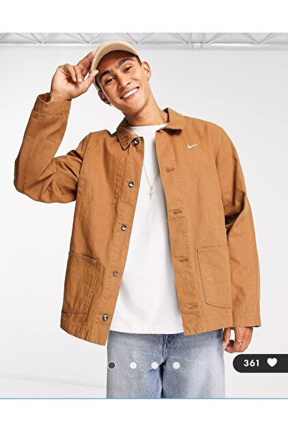 Nike Sportswear Life Unlined Chore Coat Full-Button Erkek Ceket