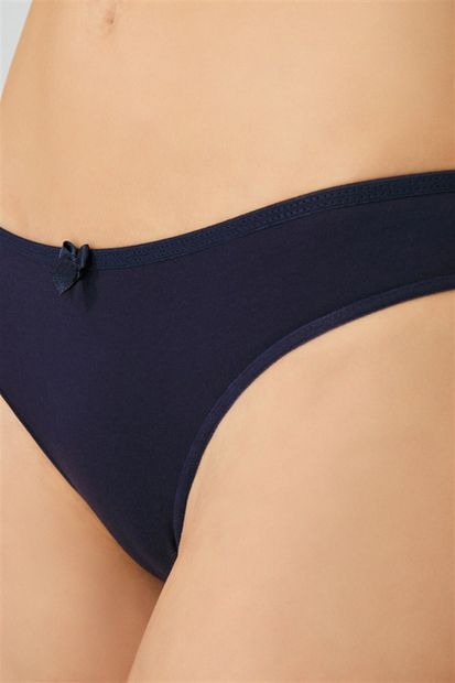 Cottonhill Basic Pamuklu Kadın Bikini Külot 3'lü Paket - 6 - 5