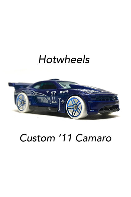 Hot Wheels Custom '11 Camaro Die-Cast Car - HW Art Cars Series, White, 1:64 Scale - View #2