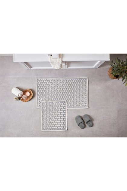 Doquhome Lora Grau Badematte - 60x100cm