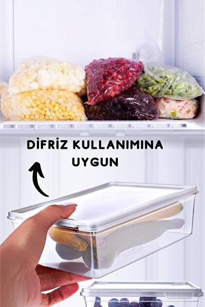 Nandy Home 10 Adet Kendinden Kapaklı Derin Dondurucuya Uygun