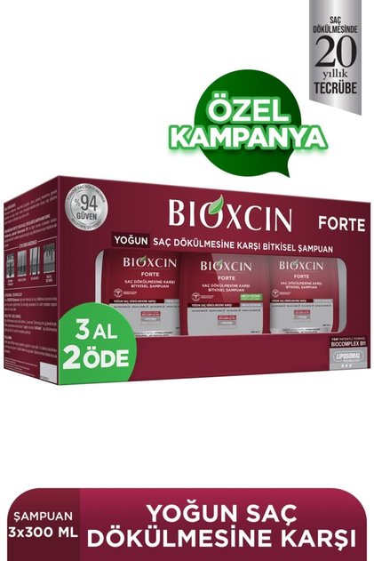 Forte Sampuan 300 ml 3 Adet