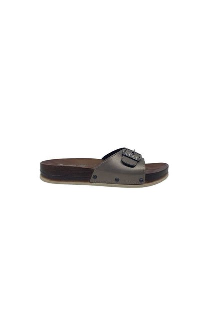 Parmi 21501 Women's Platinum Buckle Daily Use Slippers