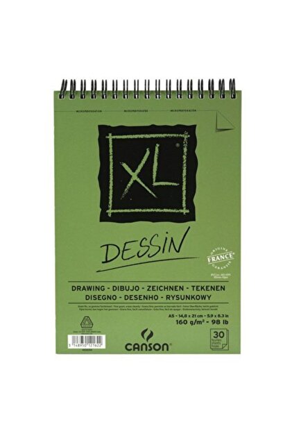 Canson Xl Dessin Spiralli Çizim Blok A4 160gr 50 Yaprak - Fiyatı