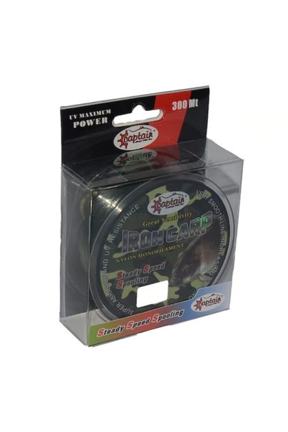 Iron Carp Reel Fishing Line Camouflage 300 Mt 0,40 Mm