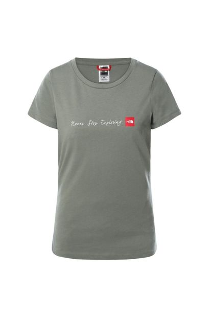 THE NORTH FACE W S/s Neverstopexploring Tee-eu Nf00a6prv381 - 1