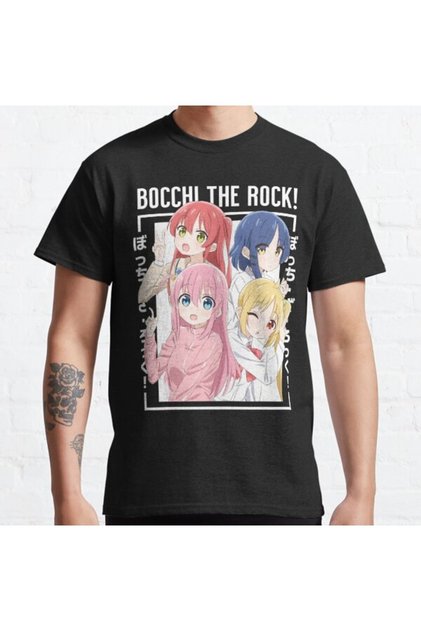 Loose Fit Bocchi The Rock Design Printed T-shirt