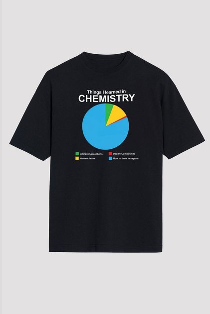 Unisex Loose Mold Science Chemistry Graphic Printed T-Shirt - T-shirt