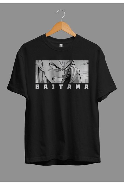 One Punch Man Saitama Anime Character Chest Printed Special Design T-Shirt