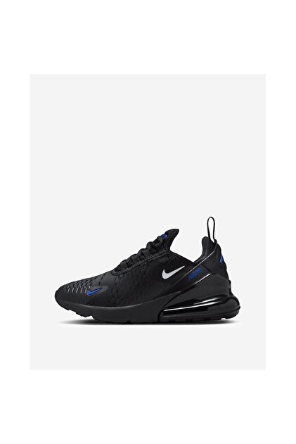 black nike blue tick