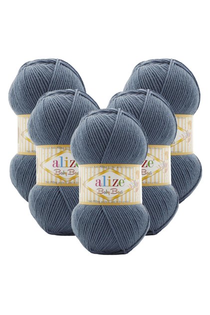 Baby Best 5 Pack 418 Faded Denim Blue Hand Knitting Yarn