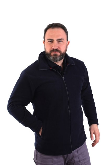 Fermuarlı Polar Mont - Lacivert